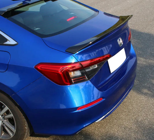 Honda Civic 11th Generation Rear Wing Spoiler 2021-2024 Civic Accessories 4-Door Sedan Tail Fin Sporty Car Modifications Aerodynamic Rear Wing Type R Spoiler