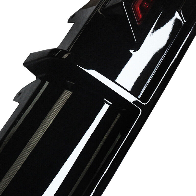 Toyota Camry 2018-2022 Rear Lip Bumper Diffuser W/LED Rear Body Splitter Diffuser Glossy Black - ONECARWORLD