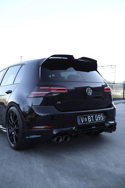 VW Golf R gtd gti Oettinger Style Gloss Black Boot Spoiler MK7 MK7.5 2014-2020 - ONECARWORLD