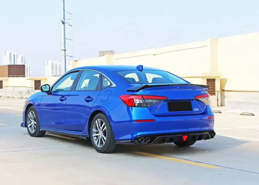 Honda Civic Rear Diffuser EX/Touring/Si Trims Only 2022-2024 11th Generation High-Performance Diffuser, Civic Tail Diffuser, Sporty Car Modifications With light.