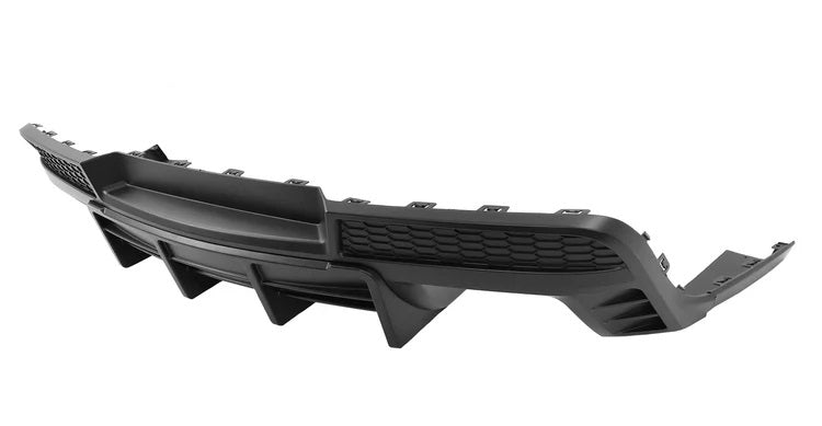 2014-2015 Chevy Camaro Ikon Rear Diffuser Bumper Lip Glossy Black - ONECARWORLD