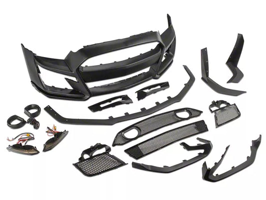 MP Concepts Front Bumper Mustang GT500 Style 2010-2012 and 2013-2014 Unpainted Onecarworld