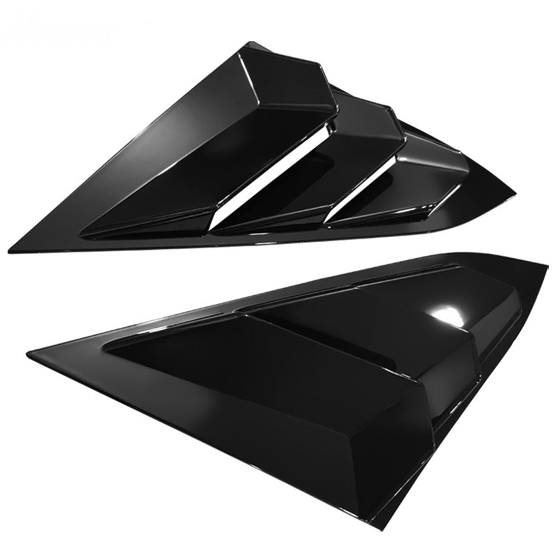 Honda Civic 2023-2024 Rear Window Louver Glossy black