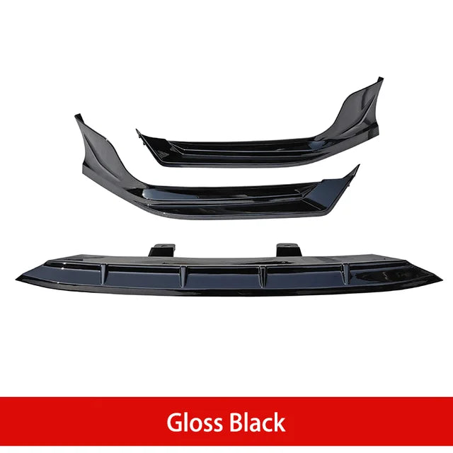 Honda Accord Inspire 2018-2021 10th Generation SK-260 Front Bumper Splitter Accessories Car Front Bumper Front Shovel Lip Spoiler Kit Fit for Lip (Gloss Black)