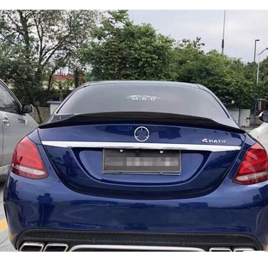 Mercedes-Benz C-Class W206 C300 PSM For 2021-2022 Rear Trunk Spoiler Wing Glossy Black - ONECARWORLD