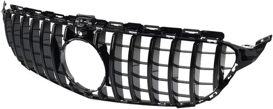 2015-2018 MERCEDES-BENZ C CLASS GT STYLE FRONT GRILLE (BLACK) WITH CAMERA HOLE - ONECARWORLD