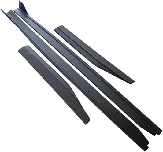 Compatible for Mustang GT500 2015-2023 ABS Glossy Black Side Skirts Aprons Extension Lip Body Kit - ONECARWORLD
