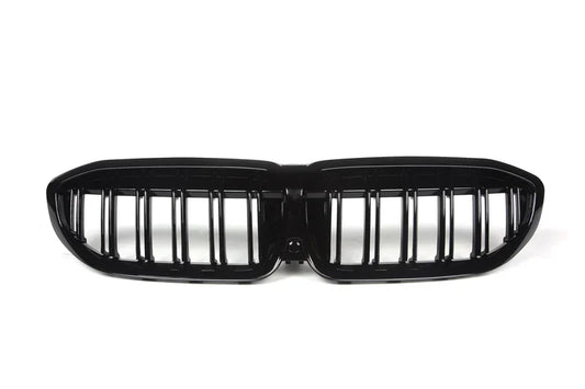 BMW 3 Series G20 G21 G28 2019-2022 Gloss Black Single Slat Front Kidney Grille Replacement Onecarworld
