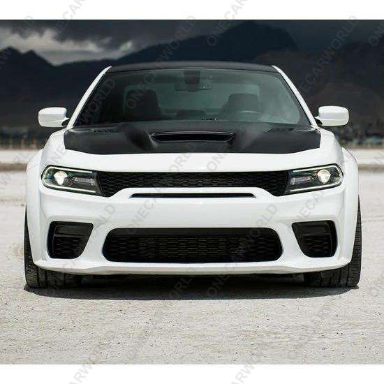 Dodge Charger Redeye Widebody Style Aluminum Hood 2015-2024 Black Onecarworld