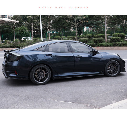 Honda Civic Sedan 2016-2020 R-Style Rear Trunk Spoiler – Glossy Black Onecarworld