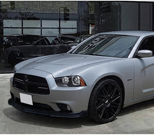 Dodge Charger Front Bumper Lip Spoiler for 2011-2014 – Glossy Black – Onecarworld