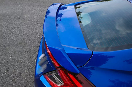 Spoiler Wing for 2016-2021 Honda Civic 4DR Sedan RS with Light Glossy Black - ONECARWORLD