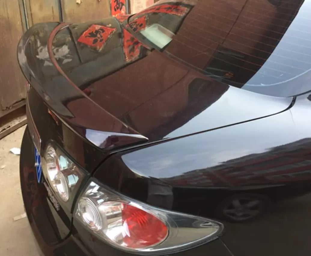Mazda 6 Ducktail Rear Lip Boot Spoiler Wing Glossy Black 2003-2016