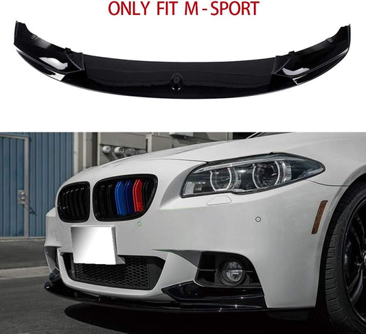 Front Bumper Chin Lip Fit for 2011-2016 BMW F10 528i 535i 550i M Sport M Tech Style - ONECARWORLD
