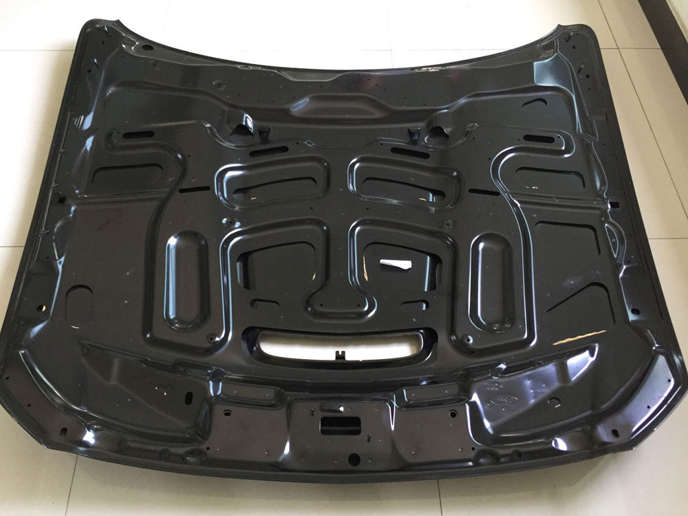 15-17 Mustang GT350 Style Aluminum Hood (Fits All 15-17 Models) Direct Fit & Includes Plastic Grille Insert - ONECARWORLD