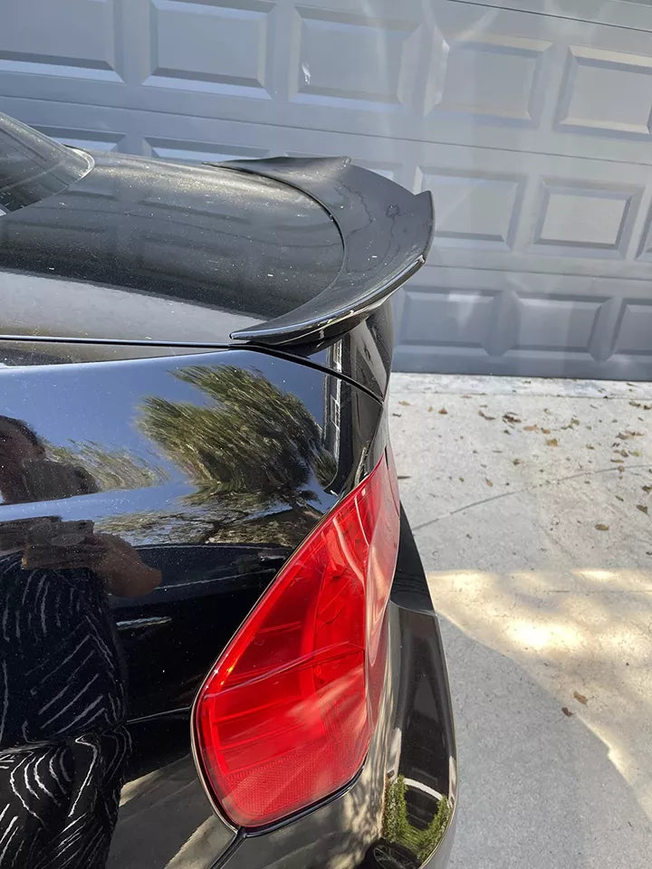 BMW E90 3-Series M3 PSM High kick Spoiler Wing Fit 05-12 Style Gloss Back Rear