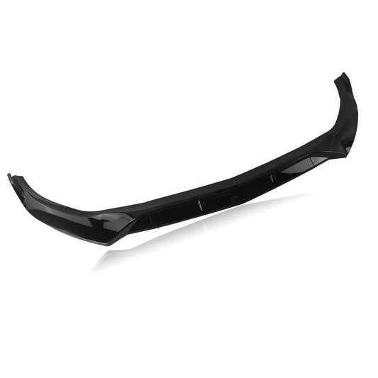 Front Lip For C class W205 AMG 2019-2022 3pcs Glossy Black Fits on Trim.