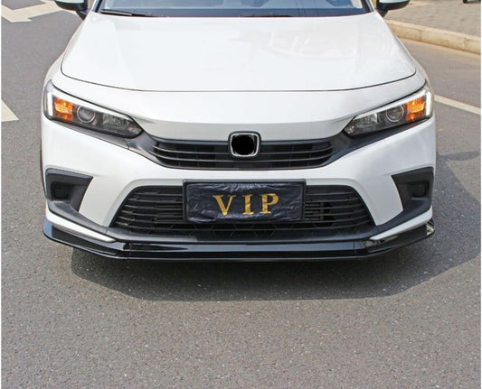 Honda Civic with the 11th Gen Sedan & Hatchback Borderless Style Front Lip (2022-2024)