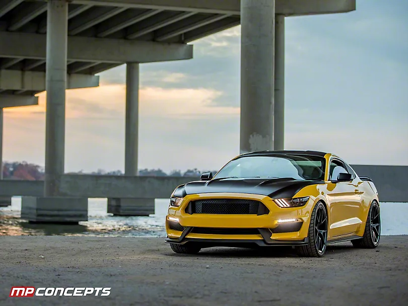MP CONCEPT Mustang GT350 Style Front Bumper Kit | Fits 2015–2017 GT / EcoBoost / V6 | Unpainted | ONECARWORLD