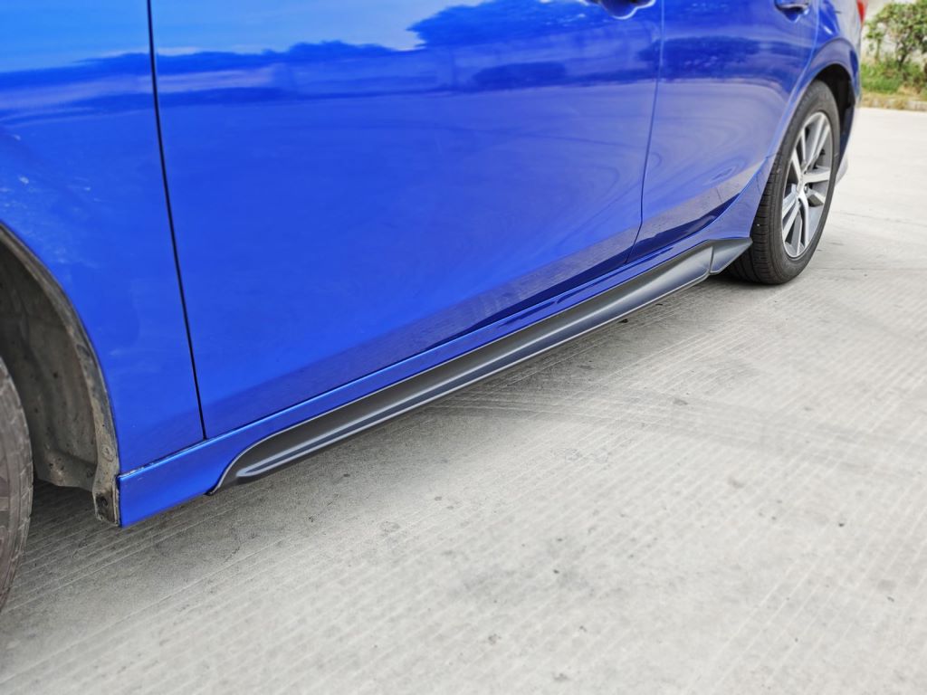 Honda Civic 2022-2025 11th Gen USA Style Glossy Black Side Skirts Scratch Protection Easy Install