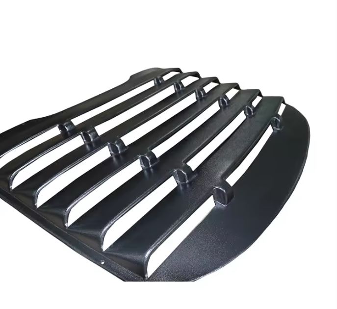 Ford Mustang Window Louver Glossy Black ABS Material Fit for 2015-2023