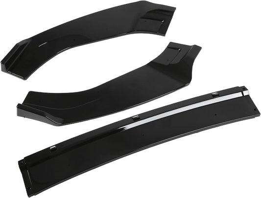 Volkswagen MK7 MK7.5 GTD R 2013‑2020 (Gloss Black) front bumper lip - ONECARWORLD