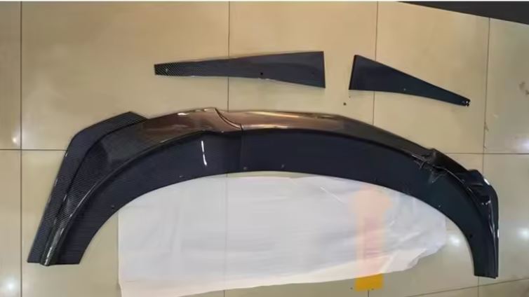 Dodge Charger Front Lip for 2015-2023 SRT, V3 Style Gloss Black PP Front Bumper Lip