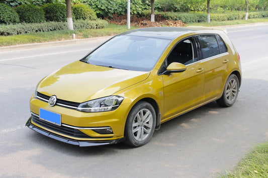 Volkswagen MK7.5 GTD R 2018‑2020 Front Lip Splitter (Gloss Black) Spoiler
