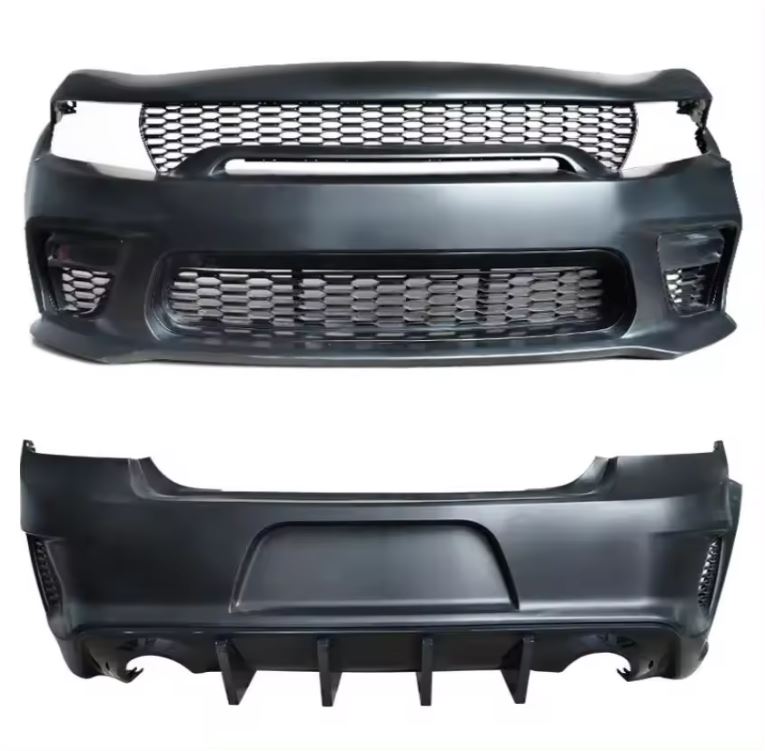 Charger SRT Style Hellcat Full Complete Wide Body Kit For Dodge Charger 2015-2022