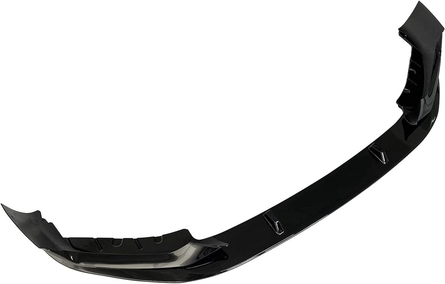 Front Lip Fit For 2021-2023 BMW 5 Series G30 M550i M Sport Gloss Black Front Bumper Splitter - ONECARWORLD