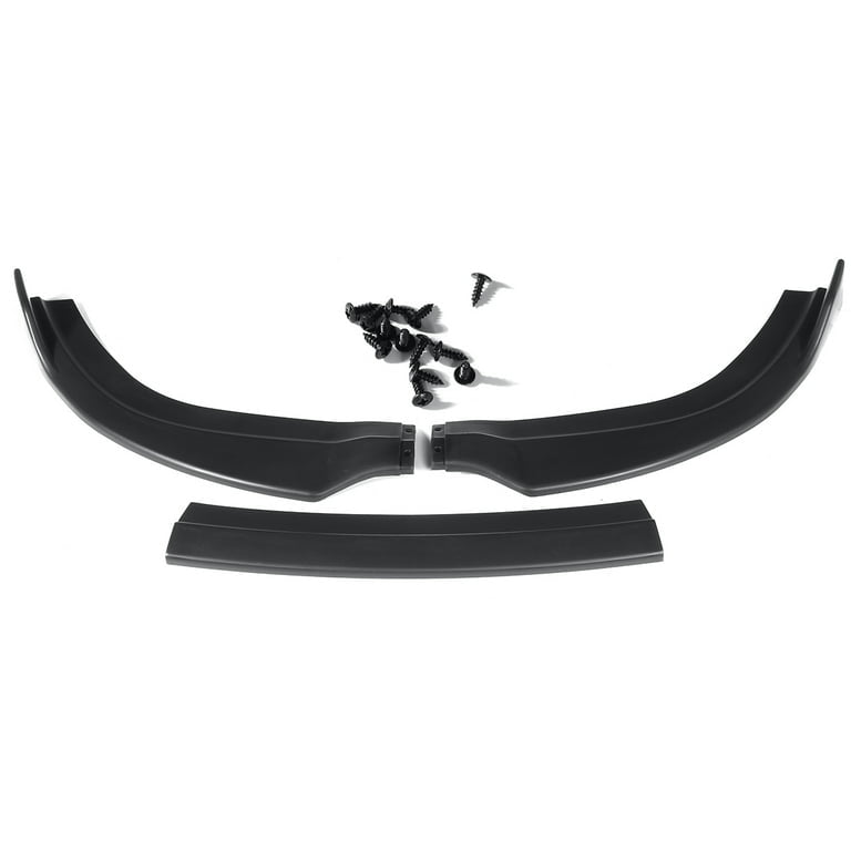 Front Lip for 2015-2023 Chrysler 300 300C 300S SRT Bumper,Gloss Black PP Bumper Spoiler Splitter 3pcs - ONECARWORLD