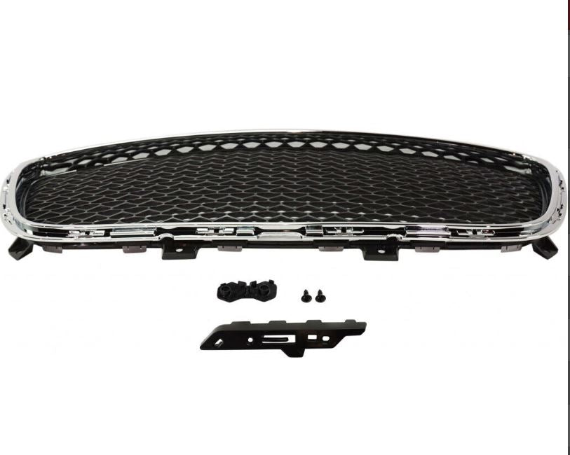 Chrysler 300 2015–2023 Front Grille – Chrome & Black SRT Style | TG-ONECARWORLD