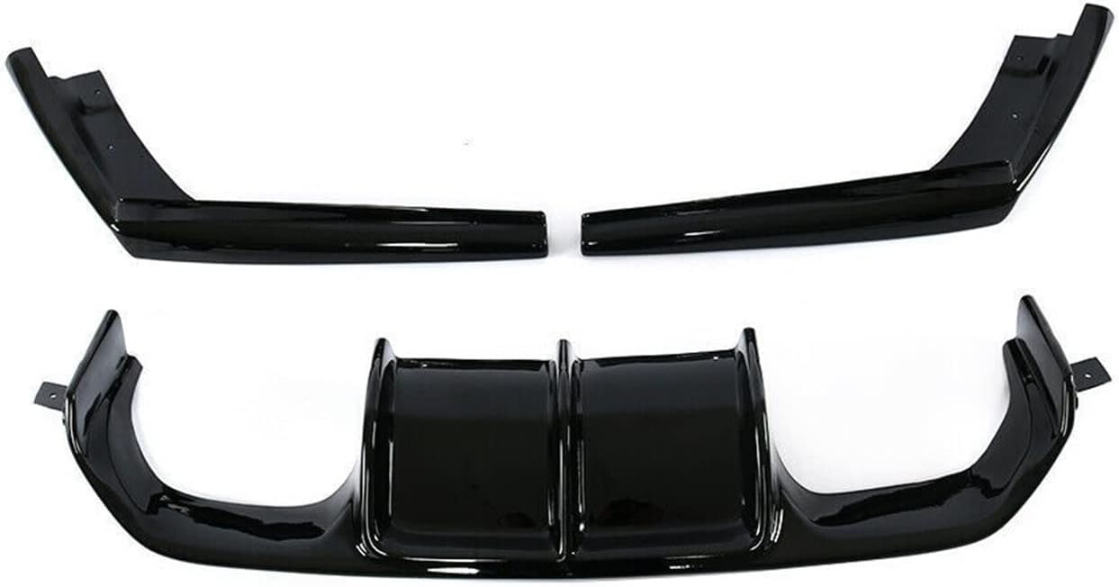 BMW F80 M3 F82 F83 M4 2015-2020 Rear Diffuser with rear lip kit Gloss Black Body Kit - ONECARWORLD
