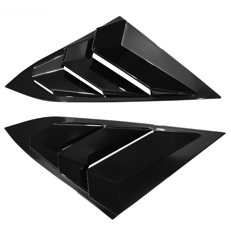 Honda Civic 2023-2024 Rear Window Louver Glossy black