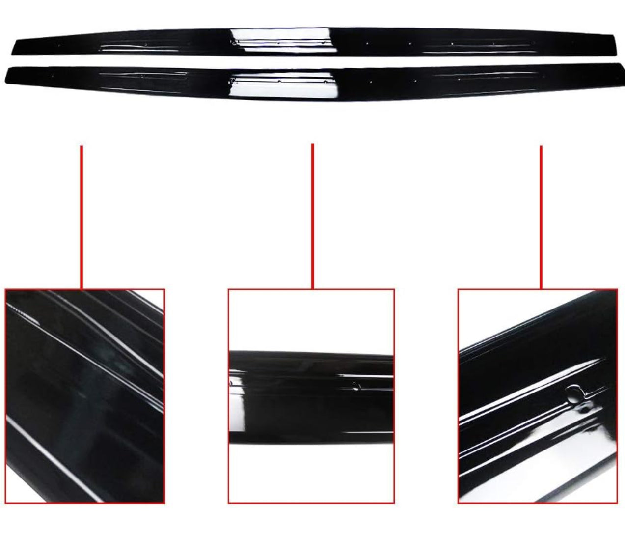 BMW F32/F33/F36 MSports Gloss Black Side Skirt 2014-2019 Coupe/Sedan.