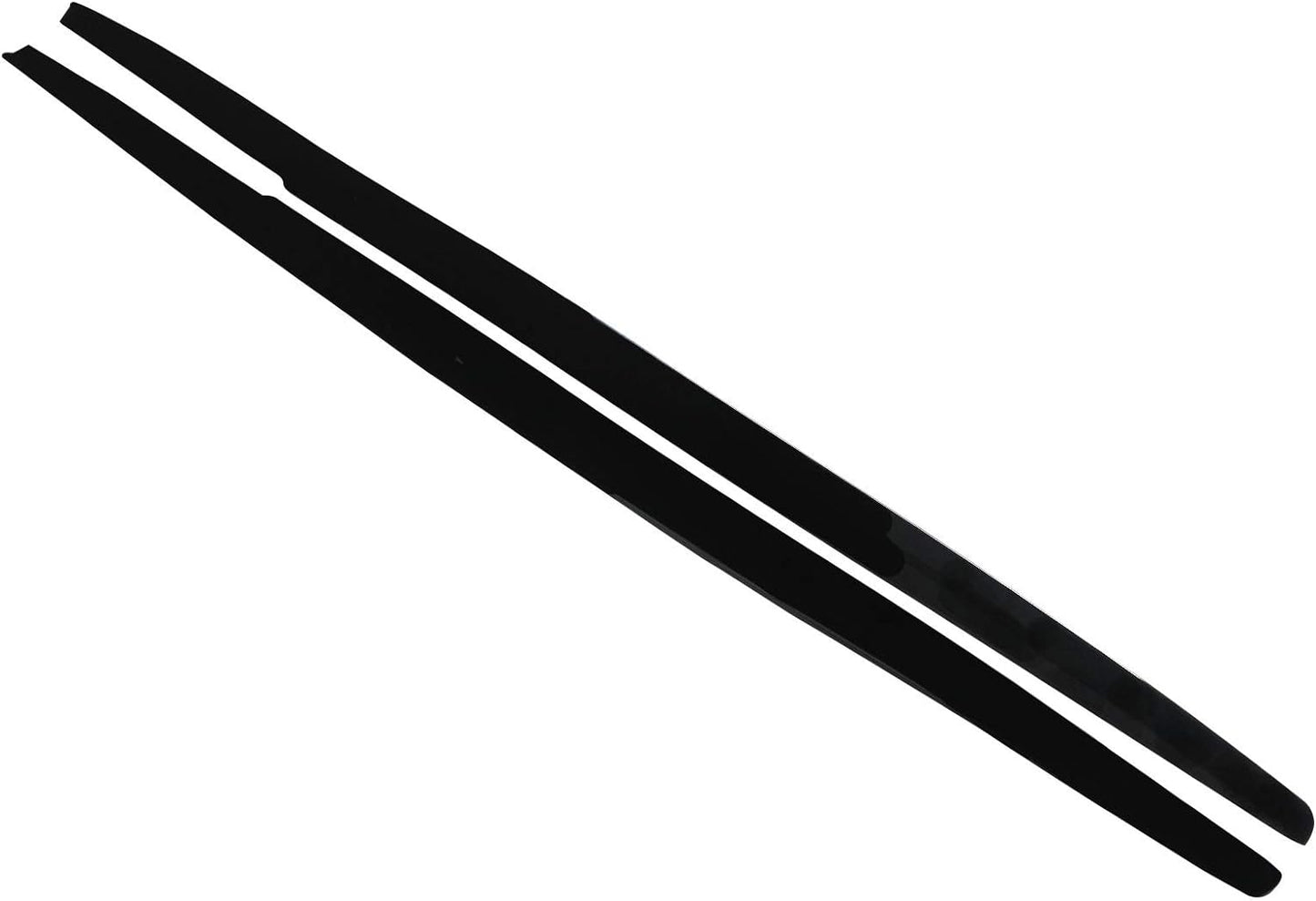 Side Skirts for 2011-2016 BMW 5 Series F10 F11 F18 | M Performance Style ABS Plastic Gloss Black Extension - ONECARWORLD
