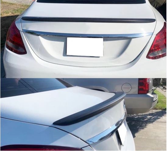 Mercedes Benz W205 4 Door AMG Orignal Style Trunk Spoiler 2015-2021 ABS Gloss Black Onecarworld