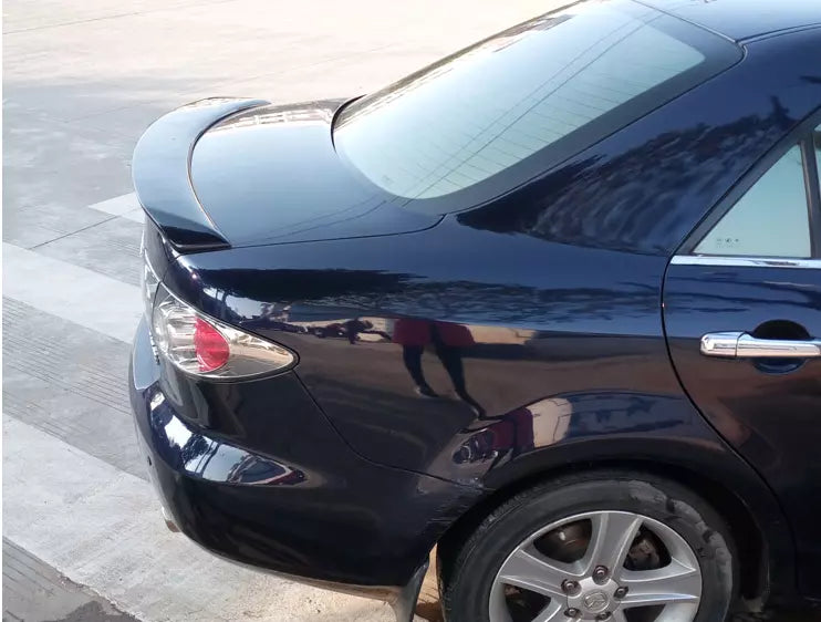 Mazda 6 Ducktail Rear Lip Boot Spoiler Wing Glossy Black 2003-2016