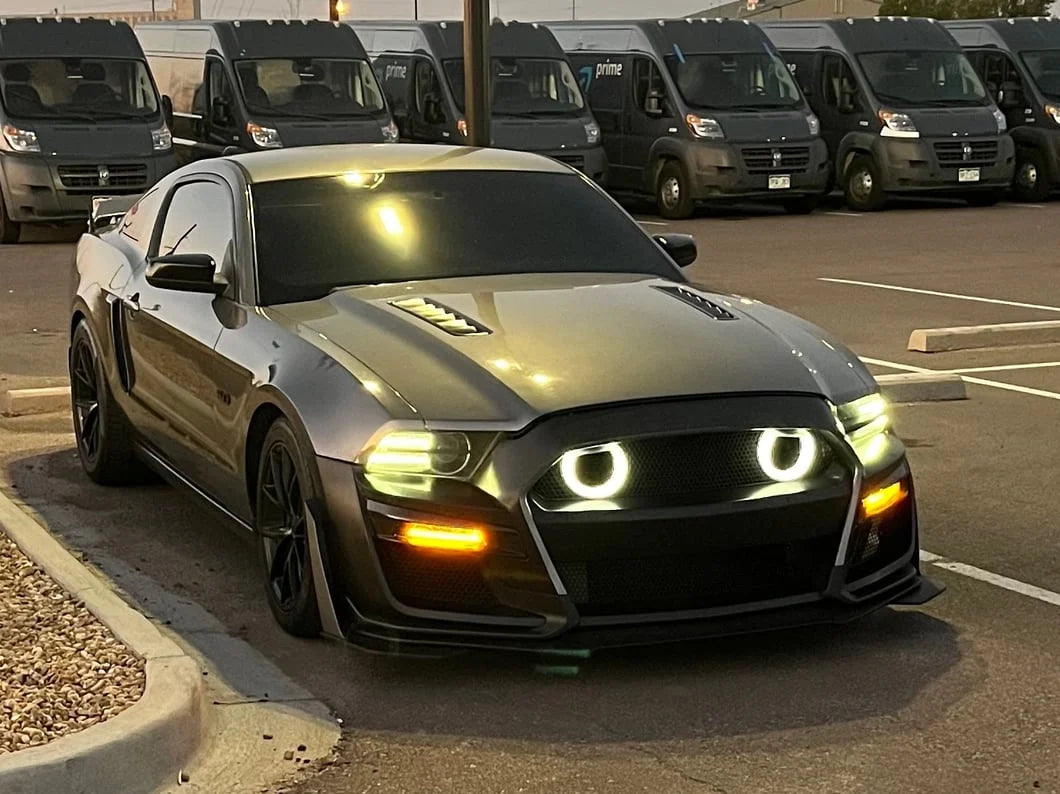 MP Concepts Front Bumper Mustang GT500 Style 2010-2012 and 2013-2014 Unpainted Onecarworld