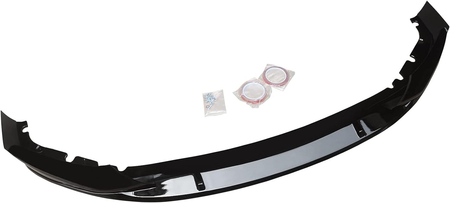 Front Lip For 2017-2020 BMW G30 5 Series M Performance Gloss Black ABS Bumper Spoiler Splitter 1PCS - ONECARWORLD