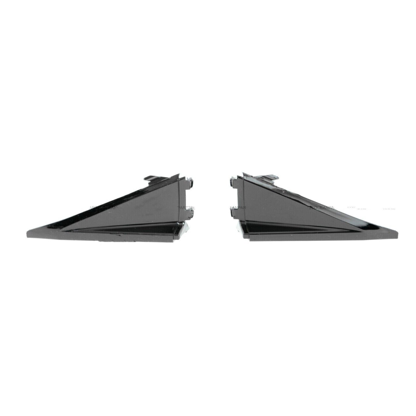 Toyota Camry 18-23 Fits LE XLE Rear Diffuser Lip W/LED Light Glossy Black - ONECARWORLD