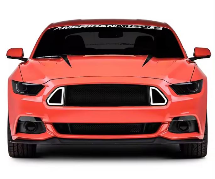 Ford Mustang PFT DRL Style Car Bumper Front Grille With LED Light 2015-2017