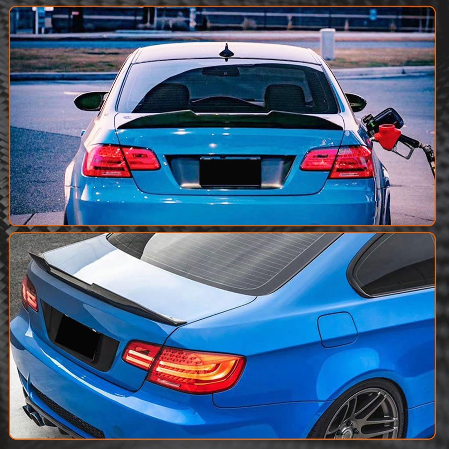 Rear Spoiler for 2013-2020 BMW 4 Series F36 4 Door PSM Style Trunk Wing Air Dam Splitter Glossy Black - ONECARWORLD