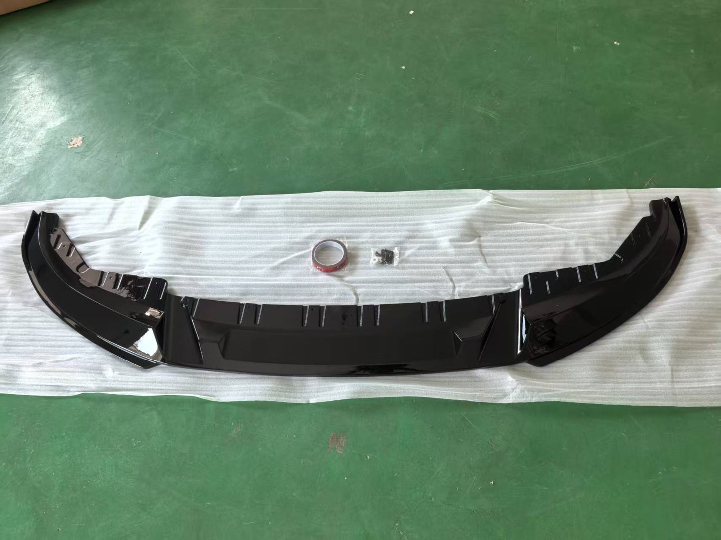 BMW 2021-2023 4 Series G26 M Sport Gloss Black Front Lip Spoiler Onecarworld
