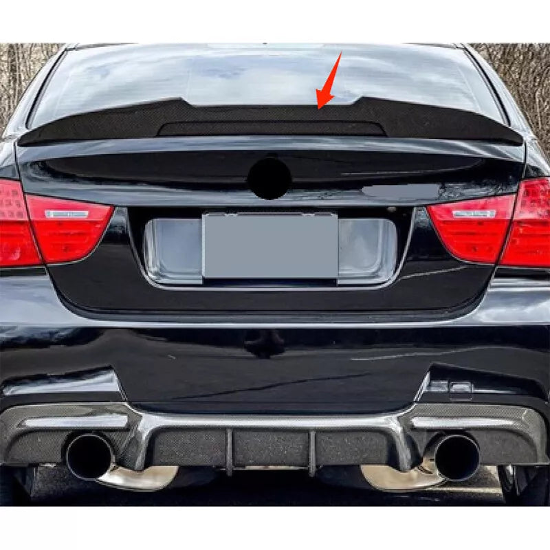 BMW E90 3-Series M3 PSM High kick Spoiler Wing Fit 05-12 Style Gloss Back Rear