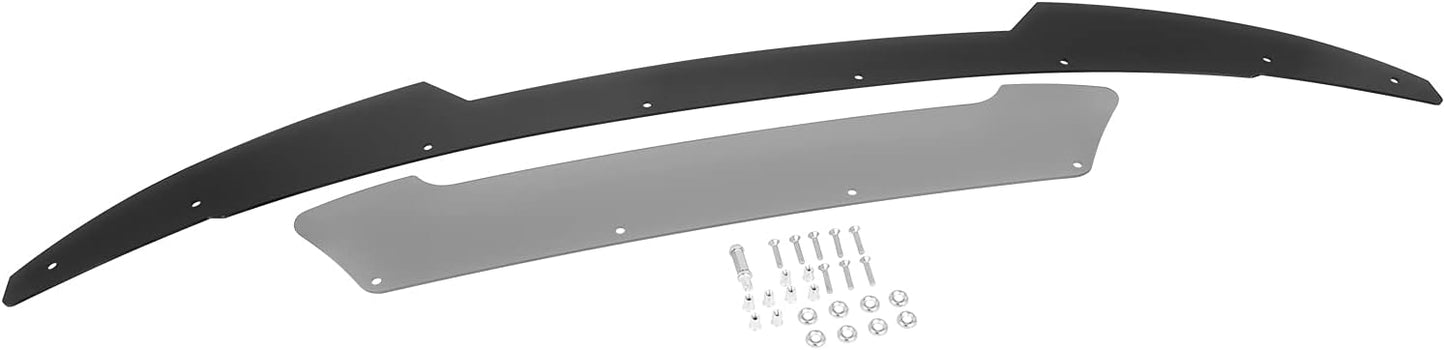 Rear Wicker Bill Spoiler Venom V2 for Dodge Charger 2015-2021 SRT ScatPack Hellcat, Add-on Type 2-Piece Rear Wickerbill Spoiler with RivNut Tool - ONECARWORLD