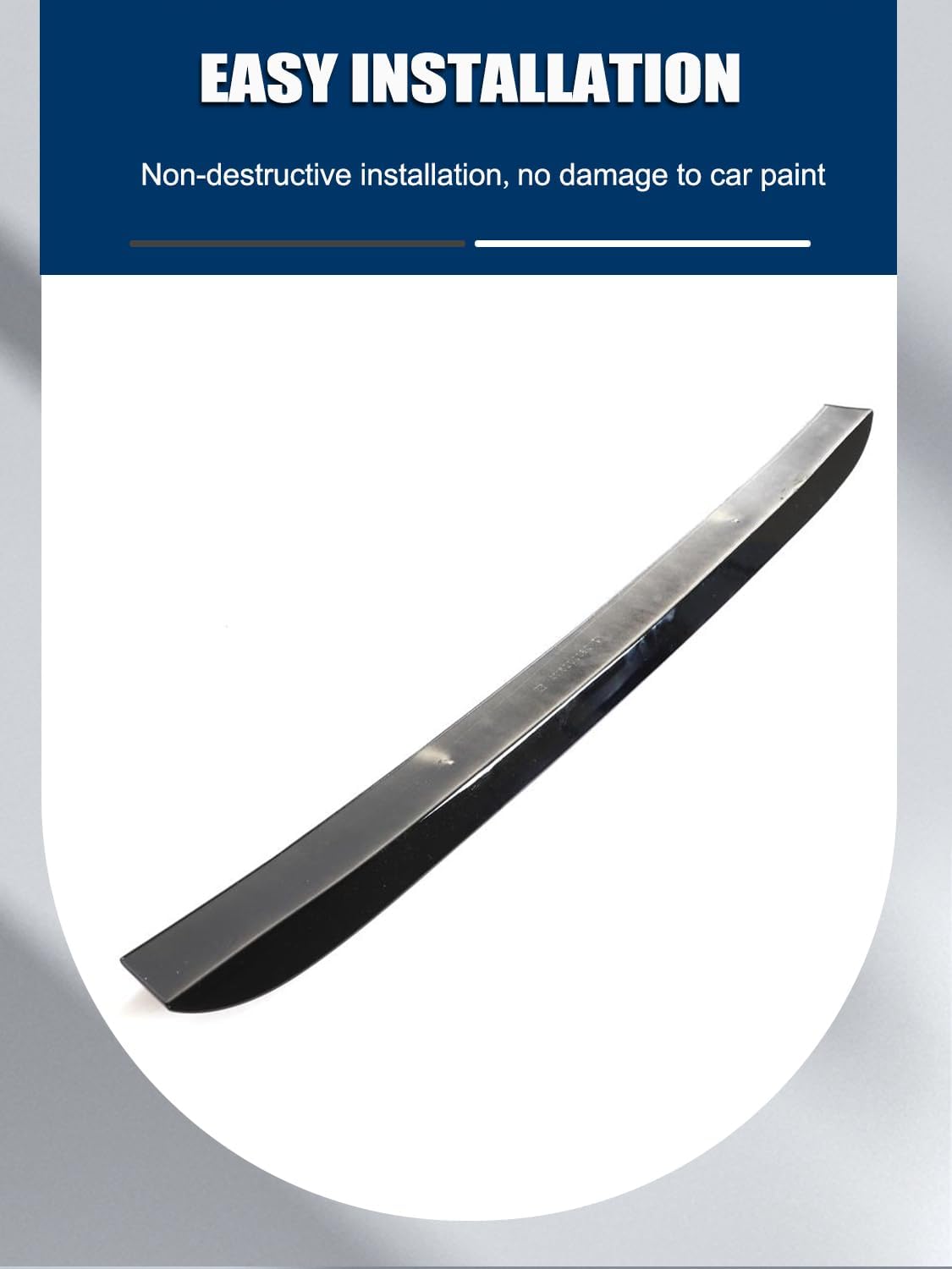 Dodge Charger 2015-2023 Duckbill Style Rear Window Roof Spoiler Wing Gloss Black