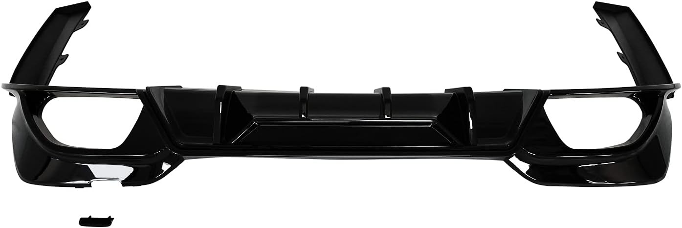 Rear Diffuser Fit for 2019-2023 BMW G20 3 Series M Sport ABS Gloss Black Lower Bumper Splitter Lip - ONECARWORLD