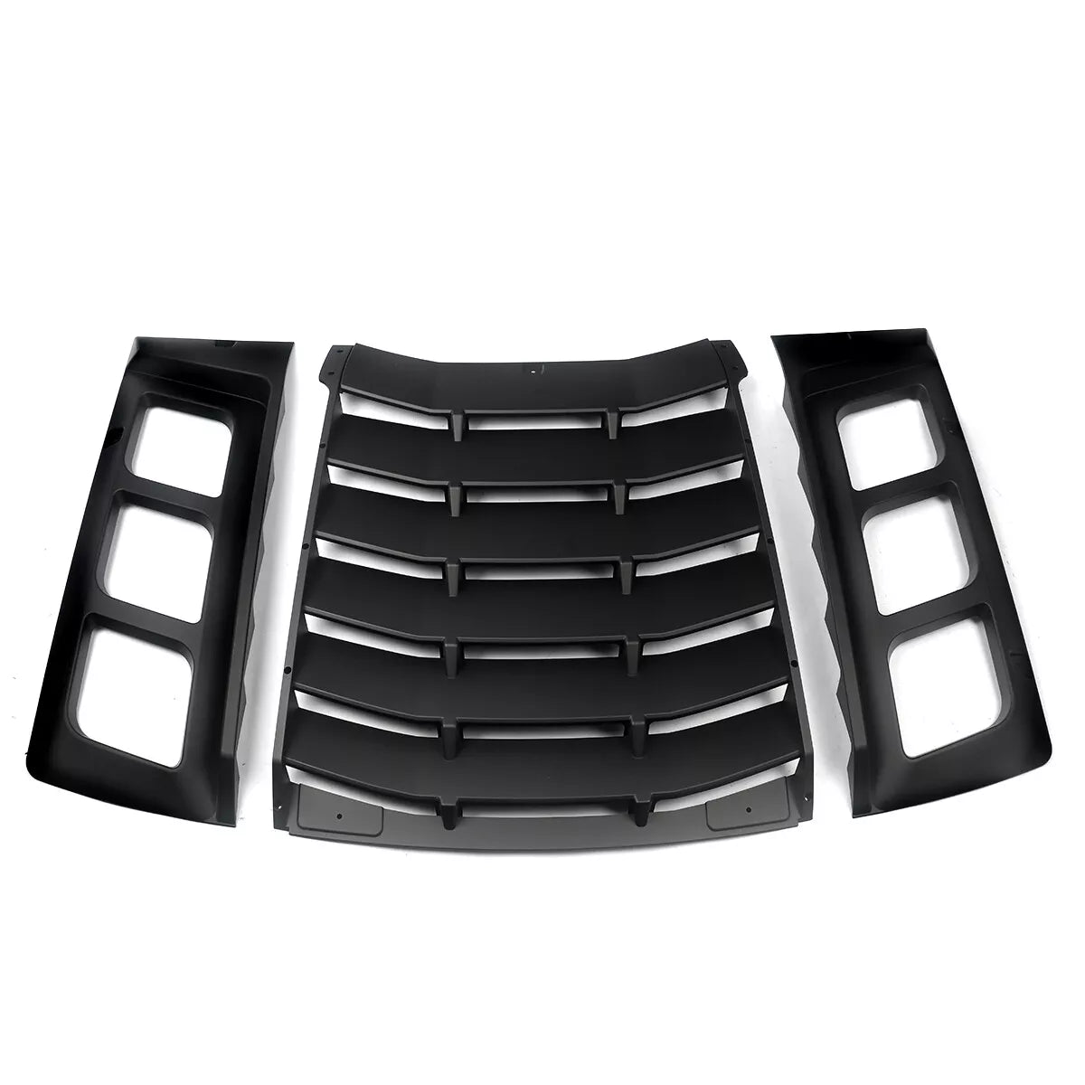 Dodge Charger Gloss Black ABS Window Louver Cover Rain Sun Guard weather proof 15-23 3PCS