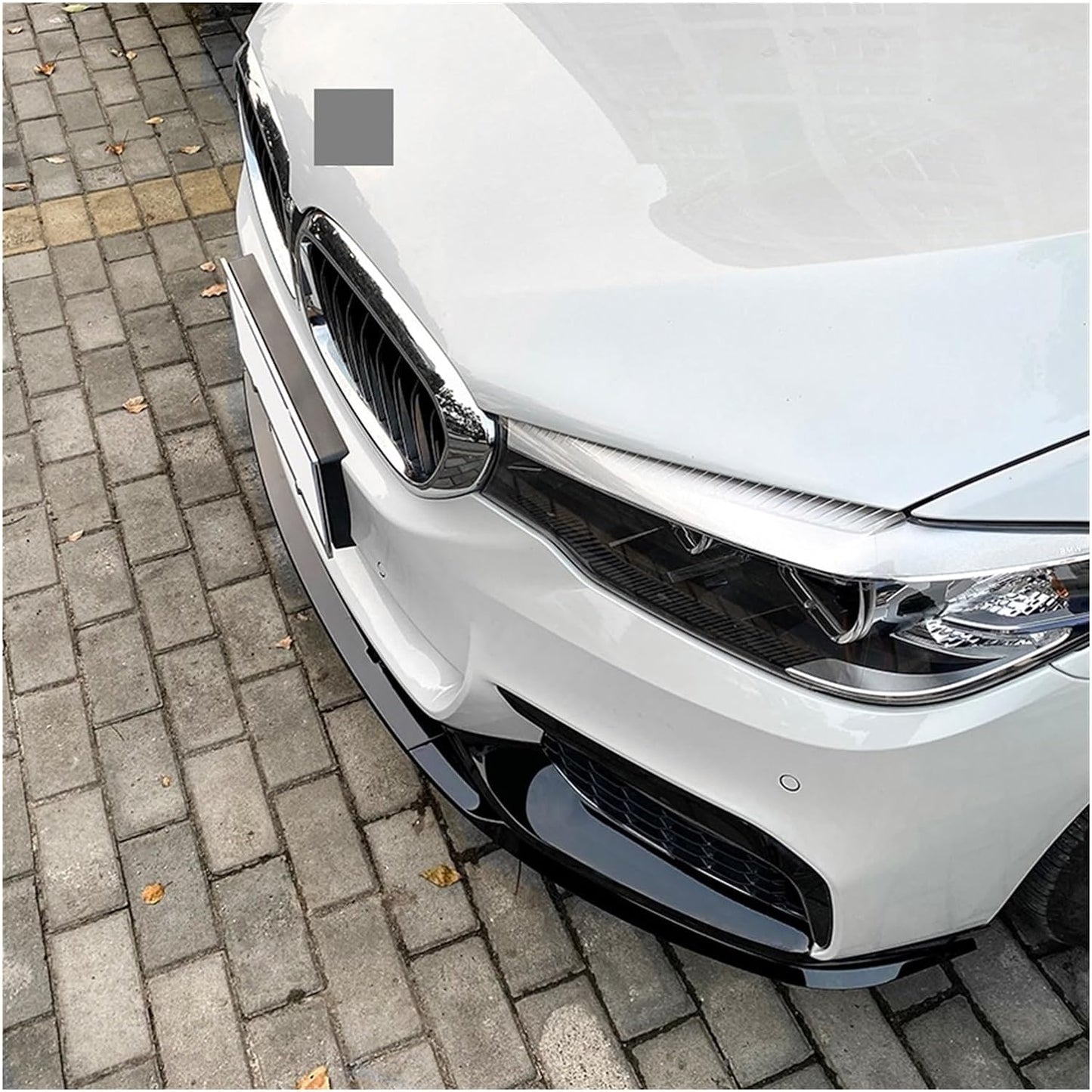 Front Lip For 2017-2020 BMW G30 5 Series M Performance Gloss Black ABS Bumper Spoiler Splitter 1PCS - ONECARWORLD